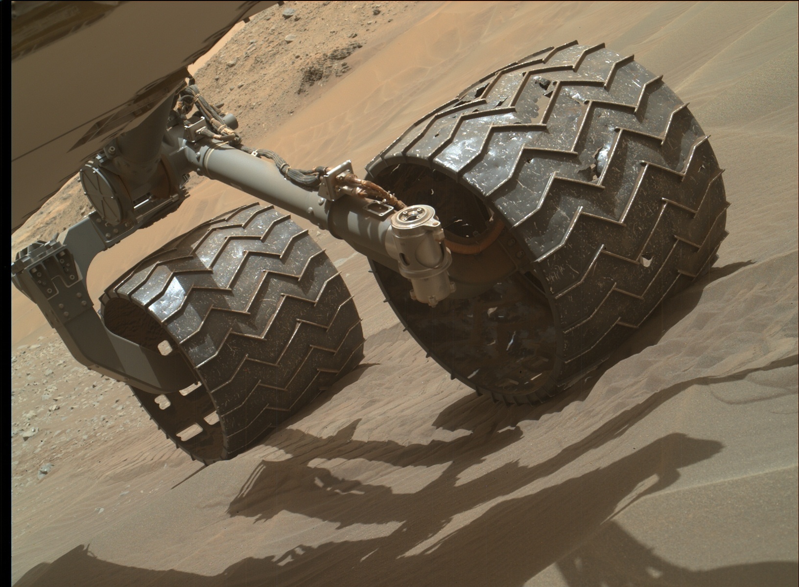 Nasa's Mars rover Curiosity acquired this image using its Mars Hand Lens Imager (MAHLI) on Sol 958