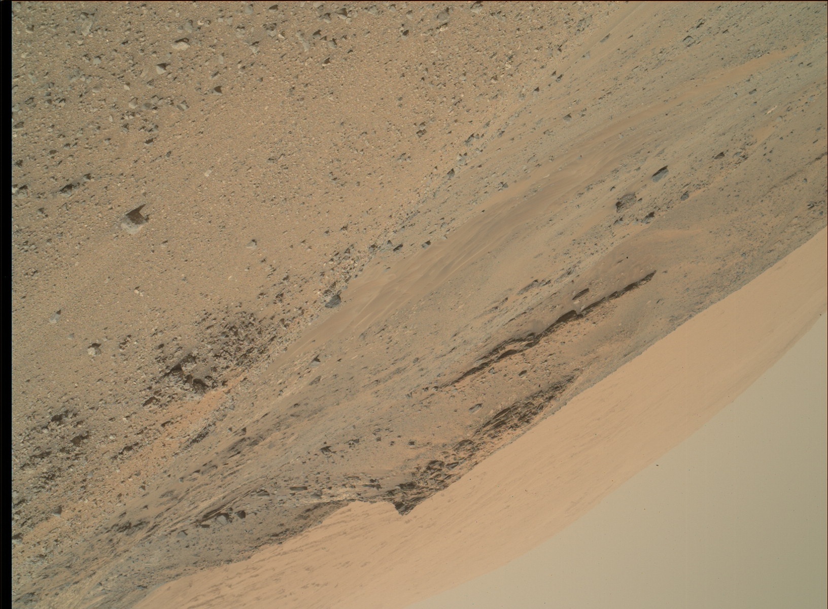 Nasa's Mars rover Curiosity acquired this image using its Mars Hand Lens Imager (MAHLI) on Sol 960