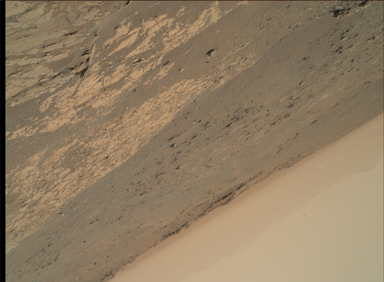 Nasa's Mars rover Curiosity acquired this image using its Mars Hand Lens Imager (MAHLI) on Sol 988