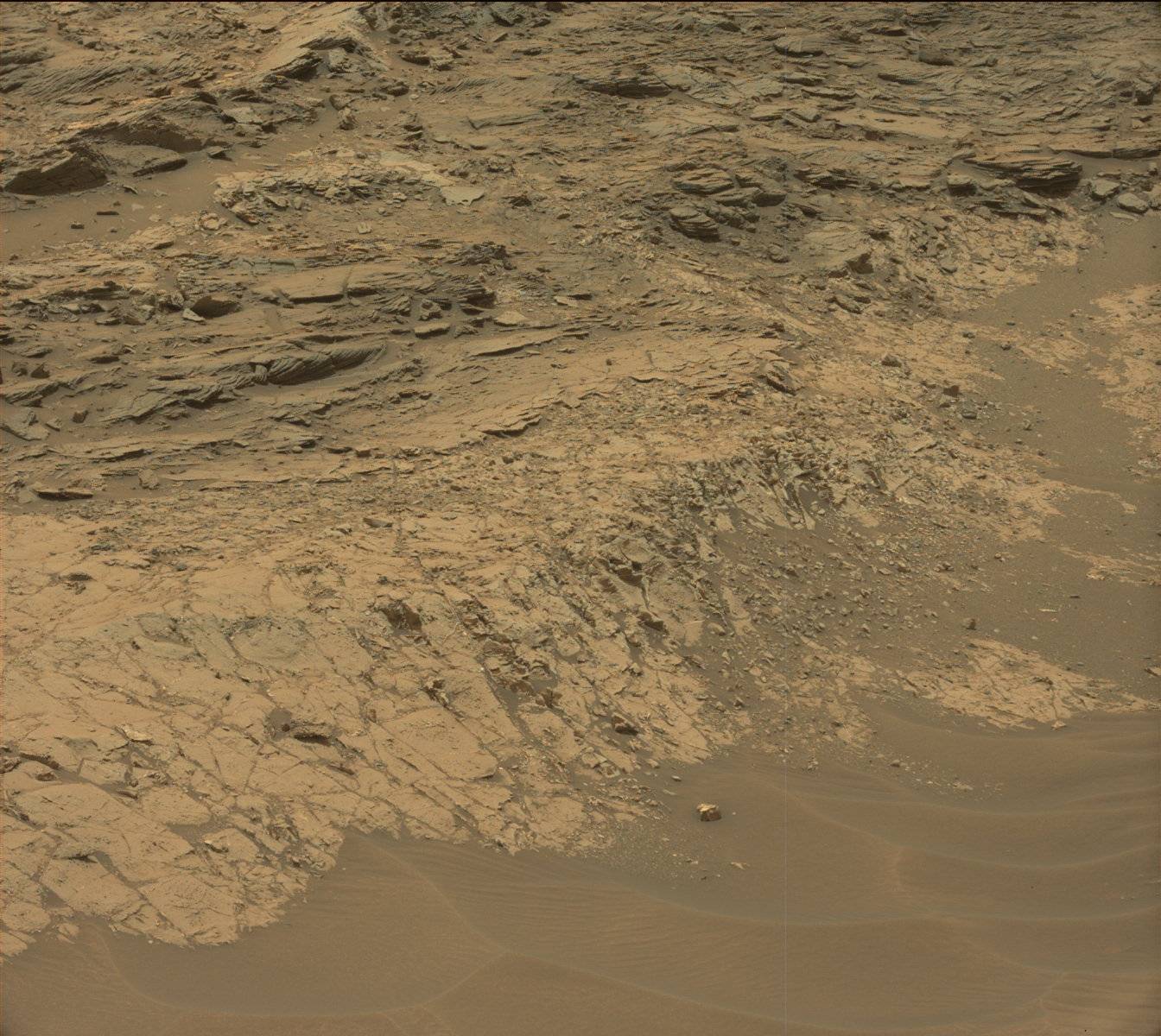 Nasa's Mars rover Curiosity acquired this image using its Mast Camera (Mastcam) on Sol 994