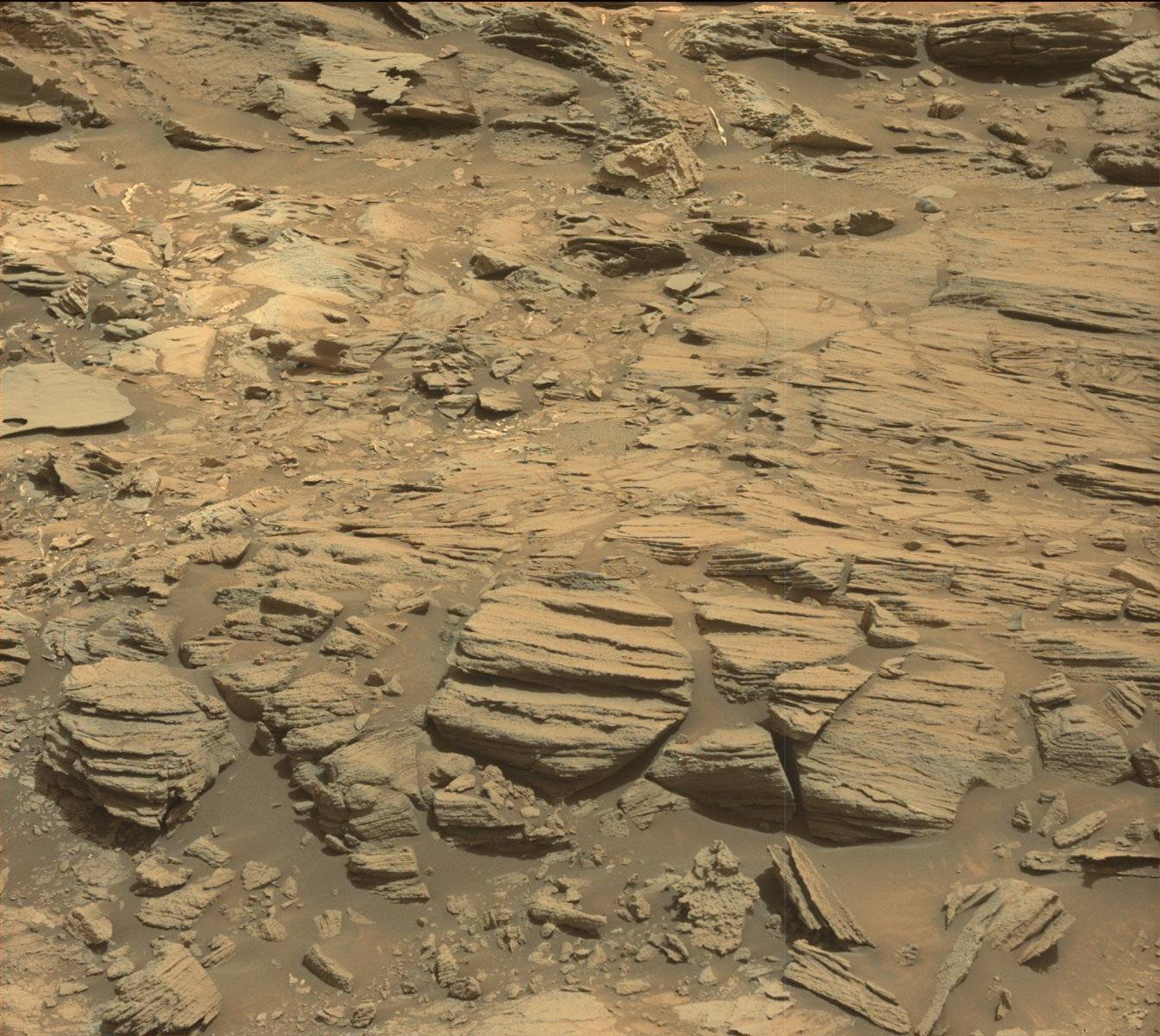 Nasa's Mars rover Curiosity acquired this image using its Mast Camera (Mastcam) on Sol 995