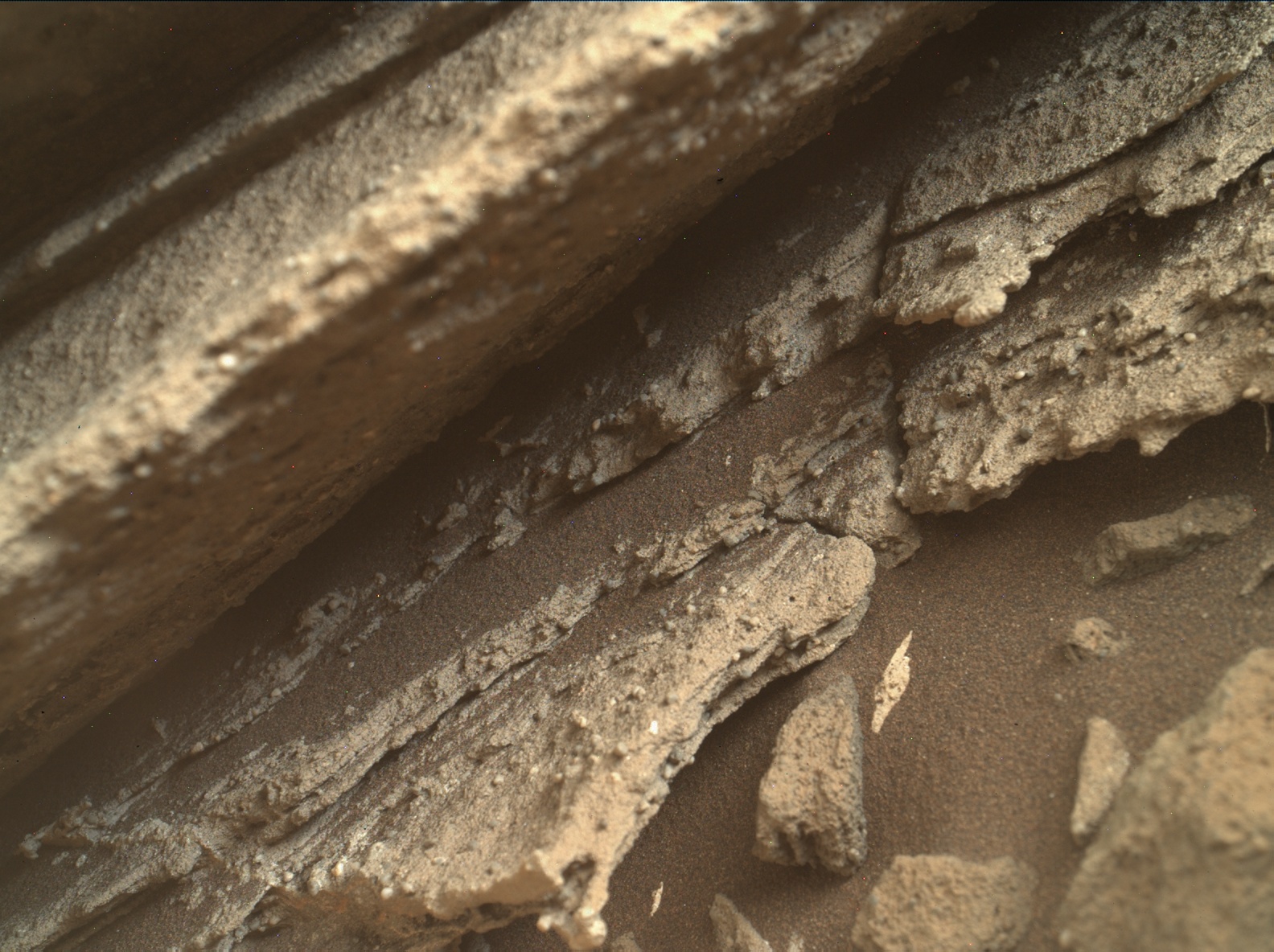 Nasa's Mars rover Curiosity acquired this image using its Mars Hand Lens Imager (MAHLI) on Sol 998