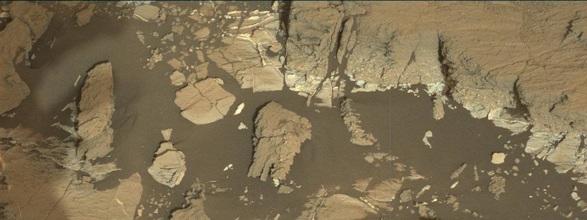 Nasa's Mars rover Curiosity acquired this image using its Mast Camera (Mastcam) on Sol 1031