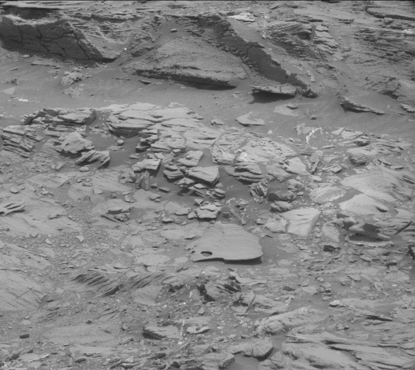 Nasa's Mars rover Curiosity acquired this image using its Mast Camera (Mastcam) on Sol 1032