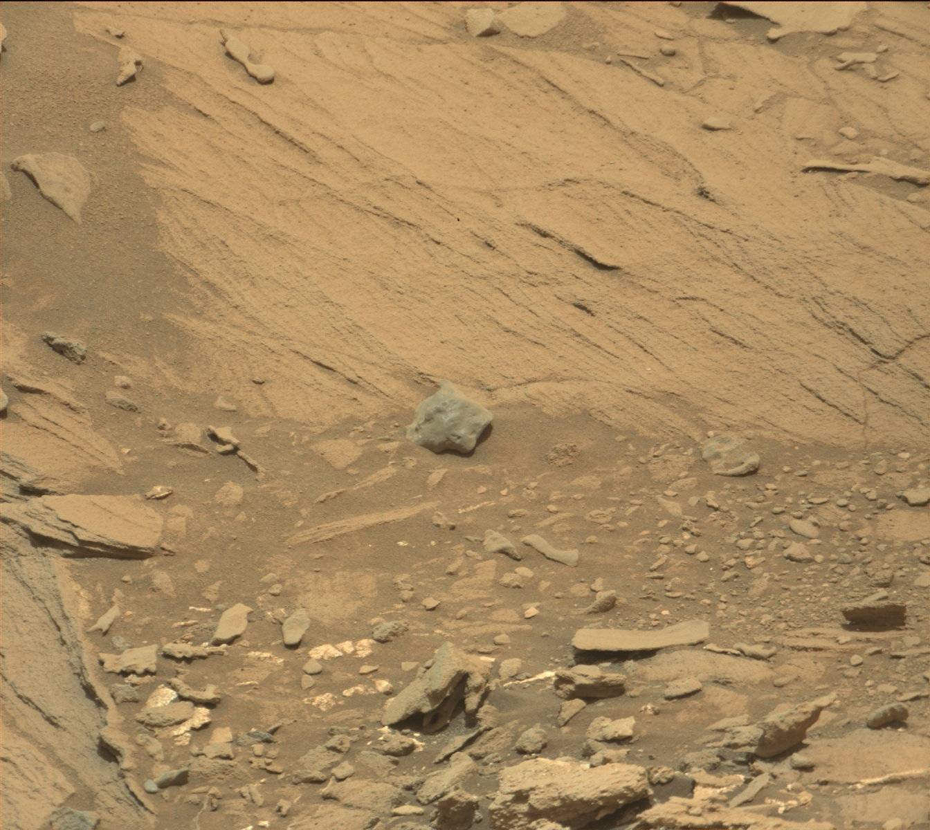 Nasa's Mars rover Curiosity acquired this image using its Mast Camera (Mastcam) on Sol 1032