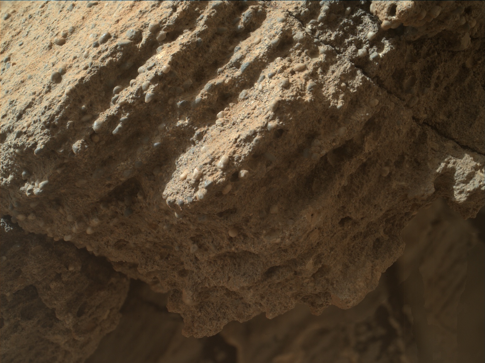Nasa's Mars rover Curiosity acquired this image using its Mars Hand Lens Imager (MAHLI) on Sol 1032