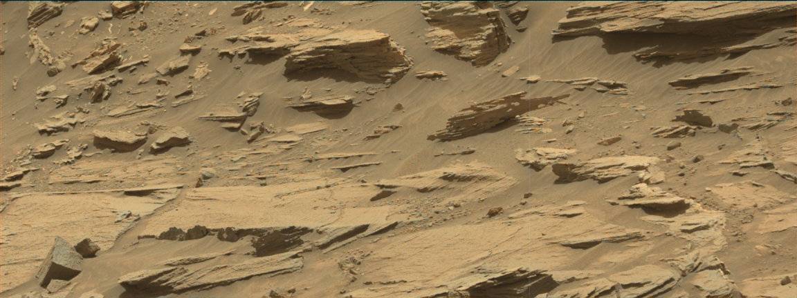 Nasa's Mars rover Curiosity acquired this image using its Mast Camera (Mastcam) on Sol 1033