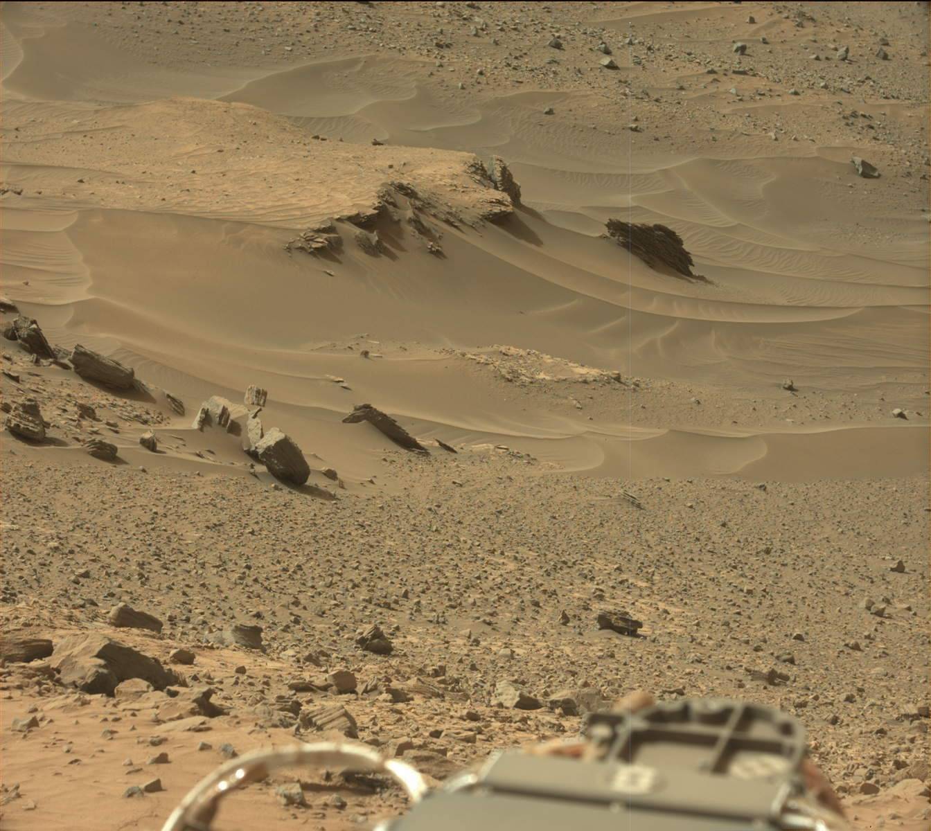 Nasa's Mars rover Curiosity acquired this image using its Mast Camera (Mastcam) on Sol 1035
