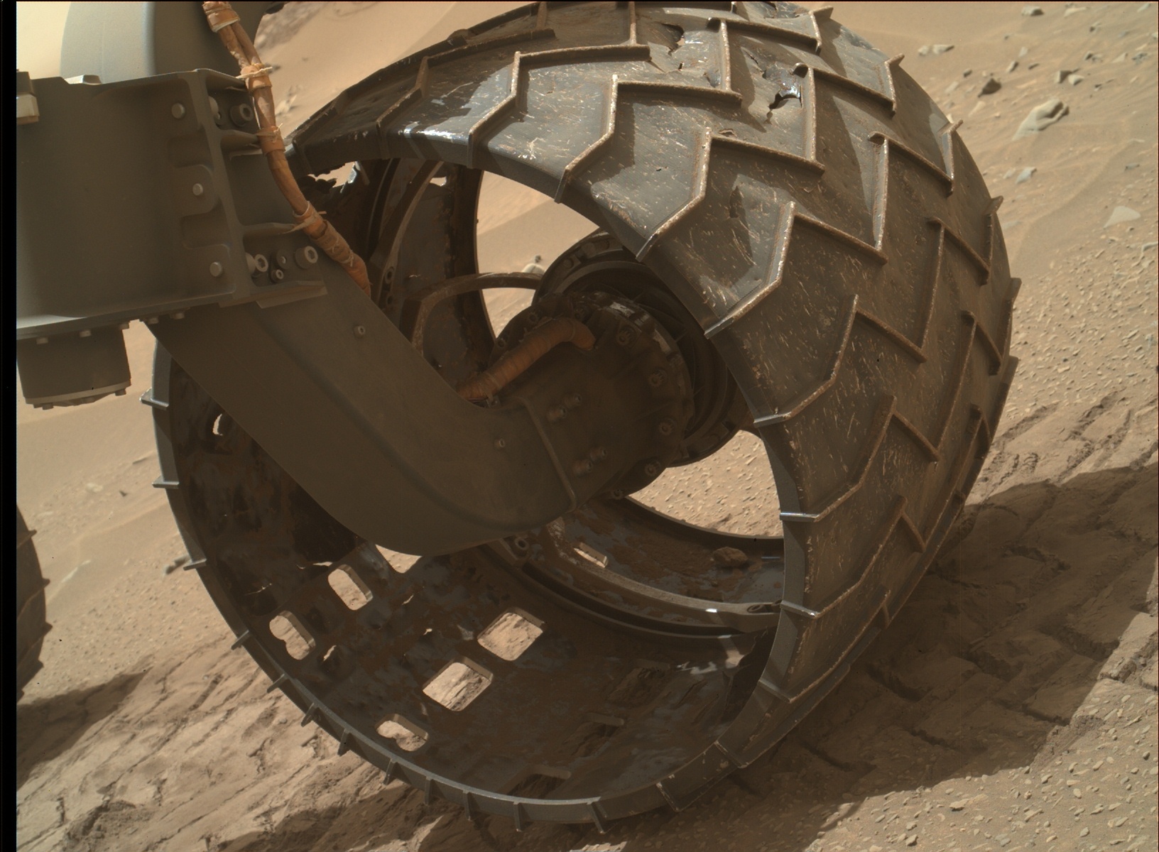 Nasa's Mars rover Curiosity acquired this image using its Mars Hand Lens Imager (MAHLI) on Sol 1046