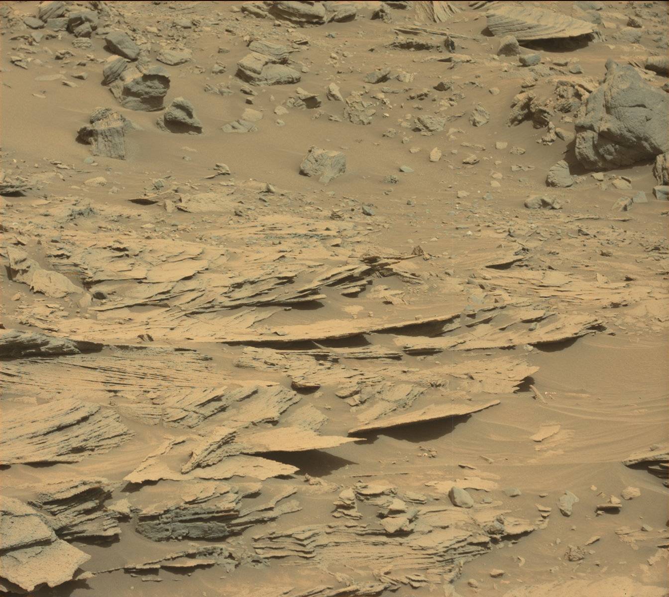 Nasa's Mars rover Curiosity acquired this image using its Mast Camera (Mastcam) on Sol 1047