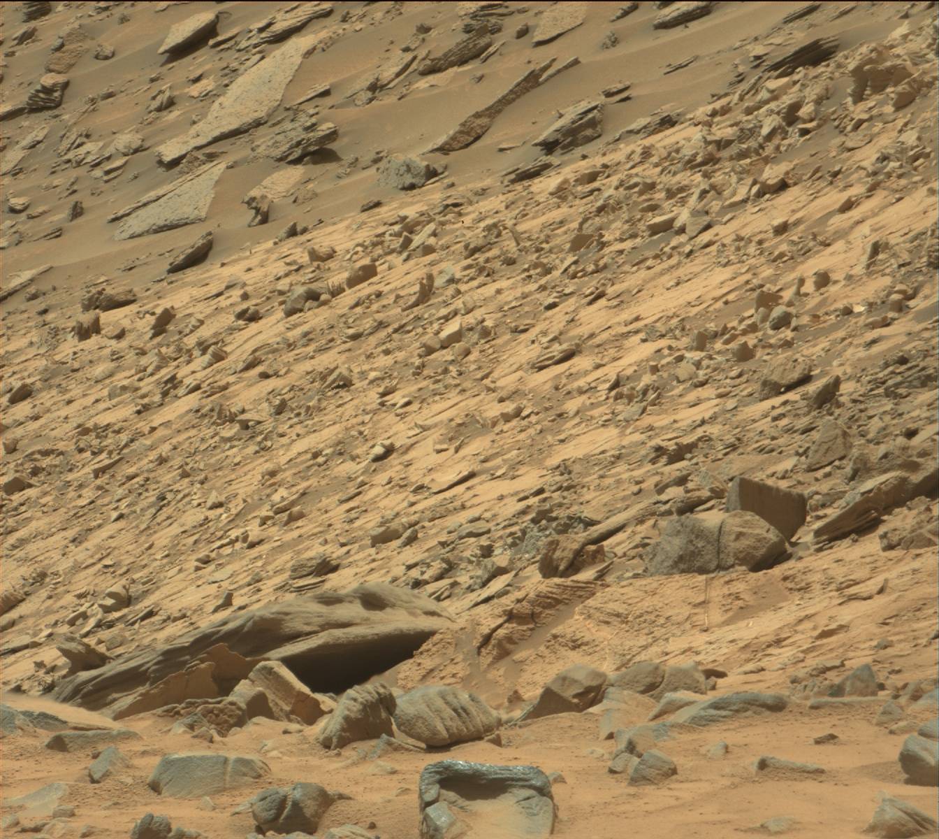 Nasa's Mars rover Curiosity acquired this image using its Mast Camera (Mastcam) on Sol 1052
