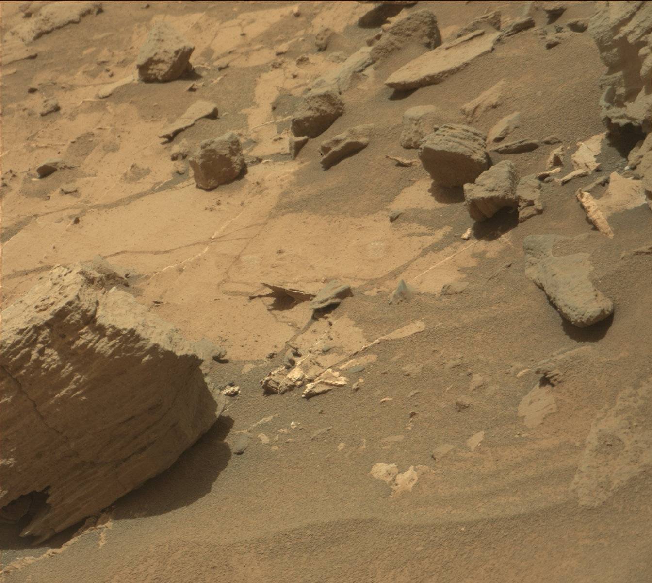 Nasa's Mars rover Curiosity acquired this image using its Mast Camera (Mastcam) on Sol 1055