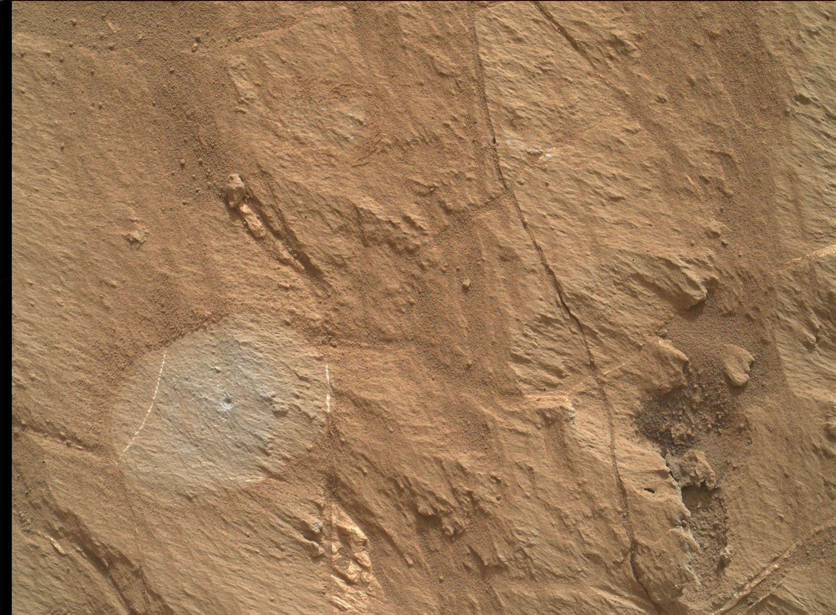 Nasa's Mars rover Curiosity acquired this image using its Mars Hand Lens Imager (MAHLI) on Sol 1057