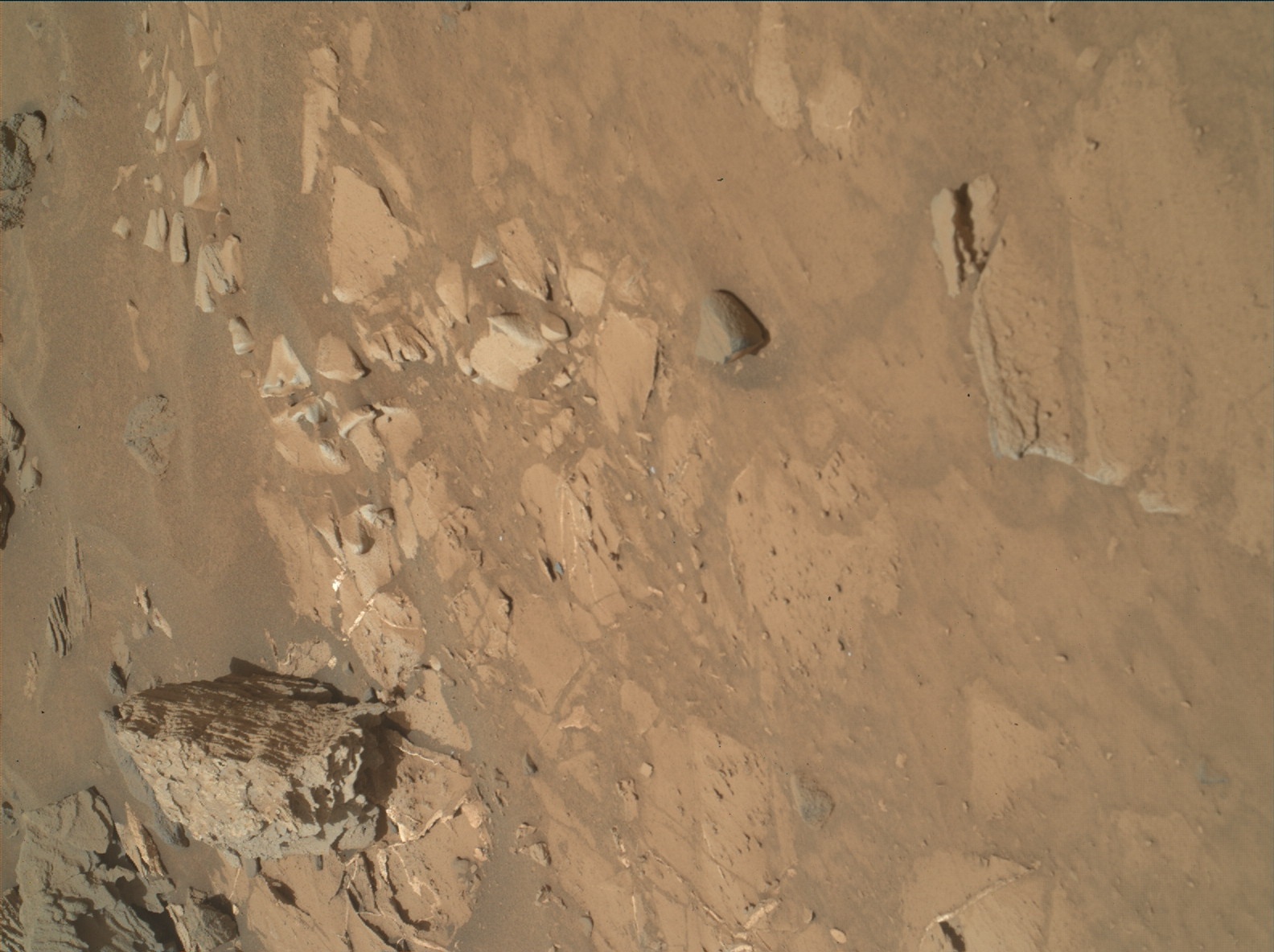 Nasa's Mars rover Curiosity acquired this image using its Mars Hand Lens Imager (MAHLI) on Sol 1065
