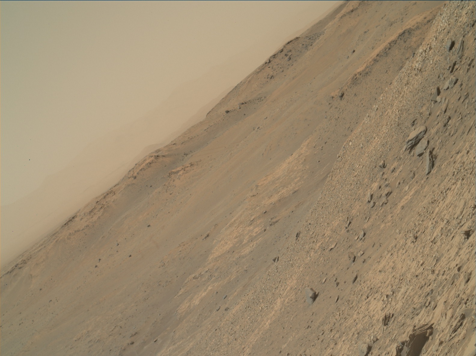 Nasa's Mars rover Curiosity acquired this image using its Mars Hand Lens Imager (MAHLI) on Sol 1065