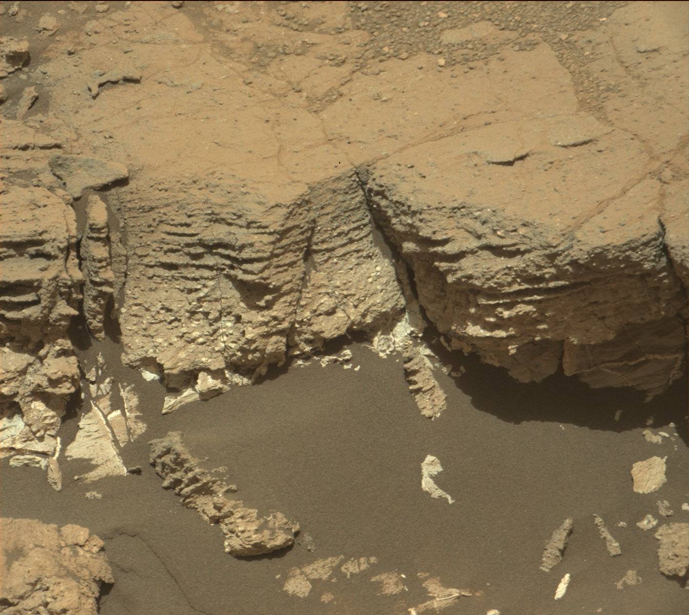 Nasa's Mars rover Curiosity acquired this image using its Mast Camera (Mastcam) on Sol 1071