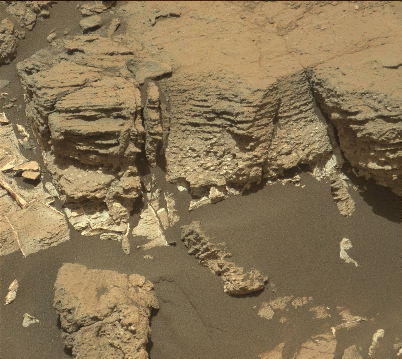 Nasa's Mars rover Curiosity acquired this image using its Mast Camera (Mastcam) on Sol 1072