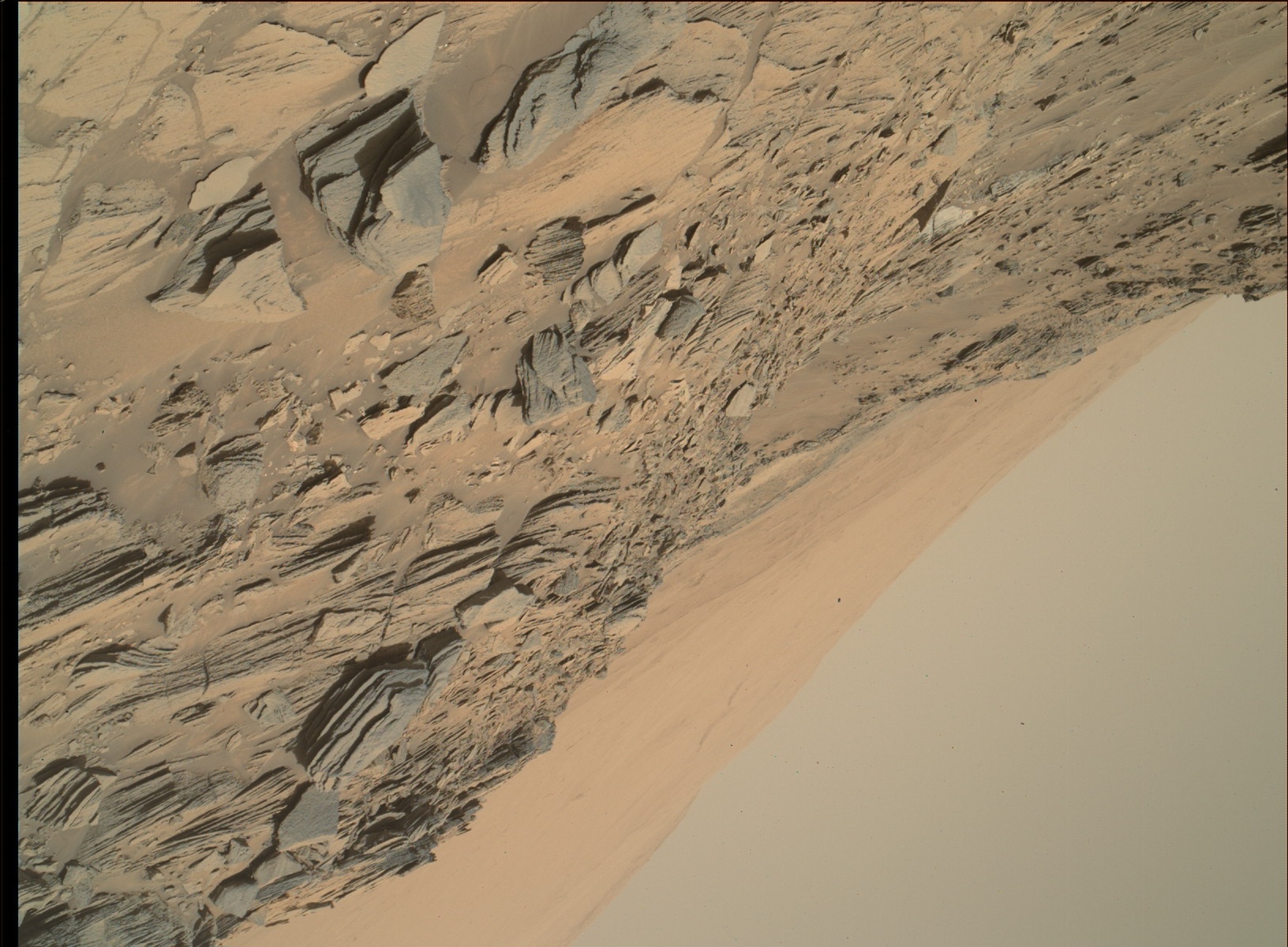 Nasa's Mars rover Curiosity acquired this image using its Mars Hand Lens Imager (MAHLI) on Sol 1072