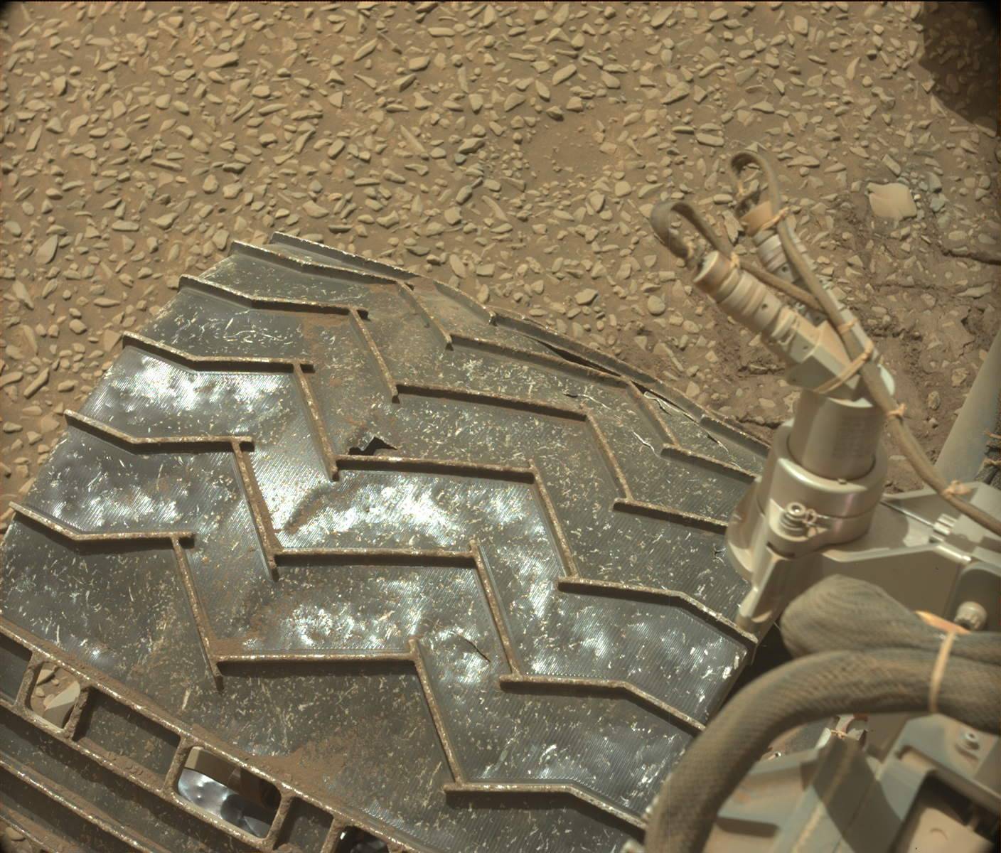 Nasa's Mars rover Curiosity acquired this image using its Mast Camera (Mastcam) on Sol 1076