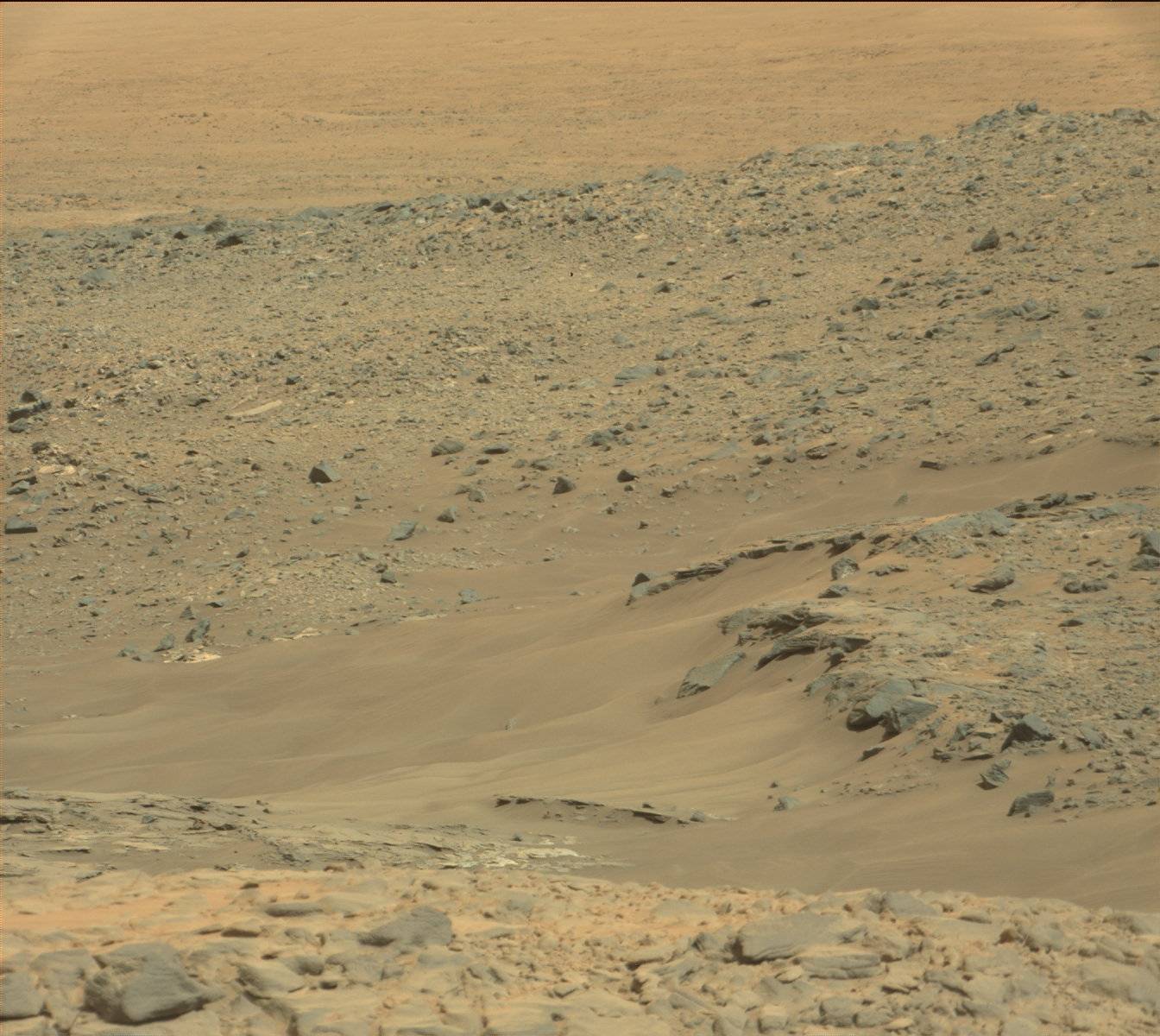 Nasa's Mars rover Curiosity acquired this image using its Mast Camera (Mastcam) on Sol 1077