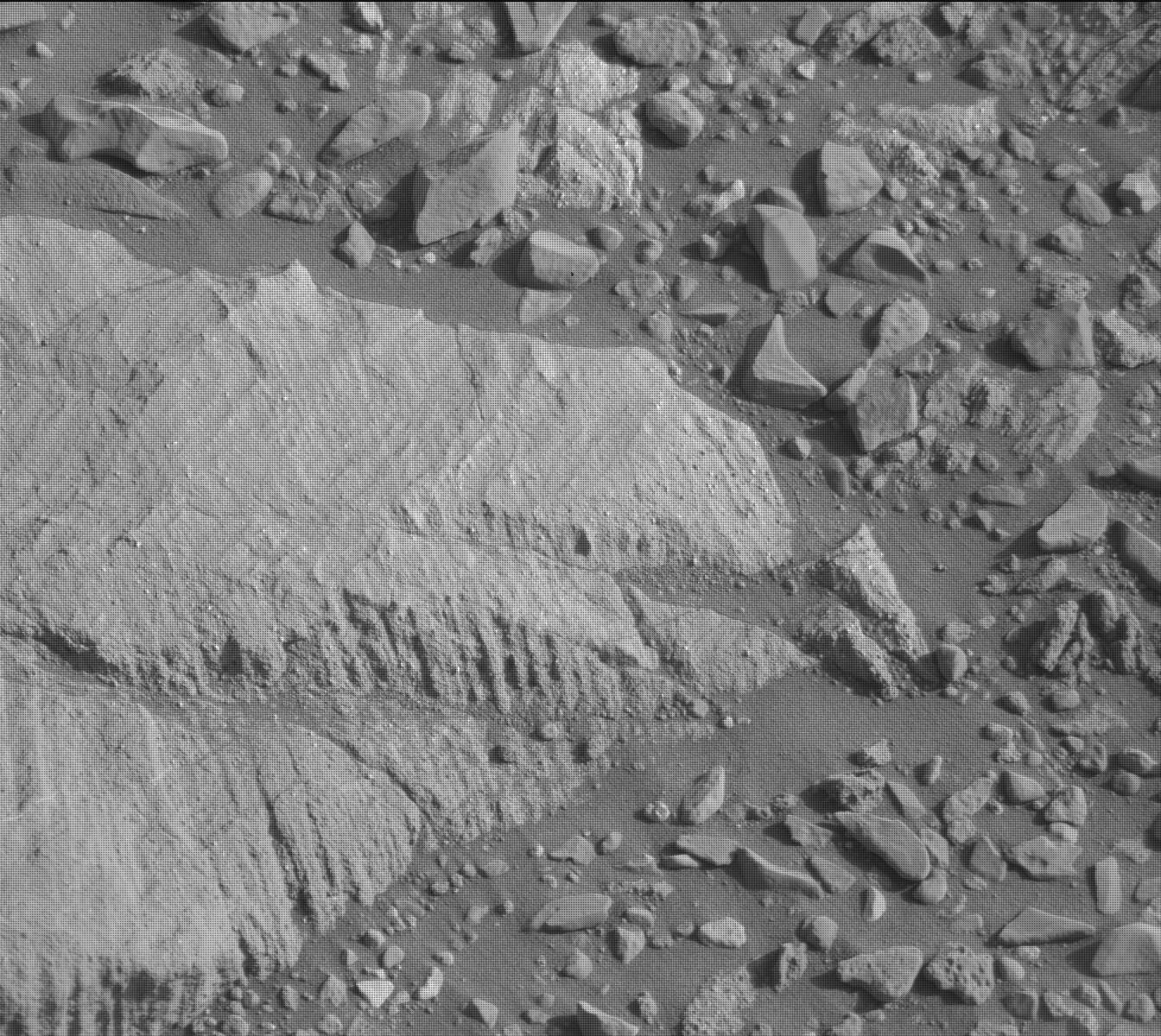 Nasa's Mars rover Curiosity acquired this image using its Mast Camera (Mastcam) on Sol 1077