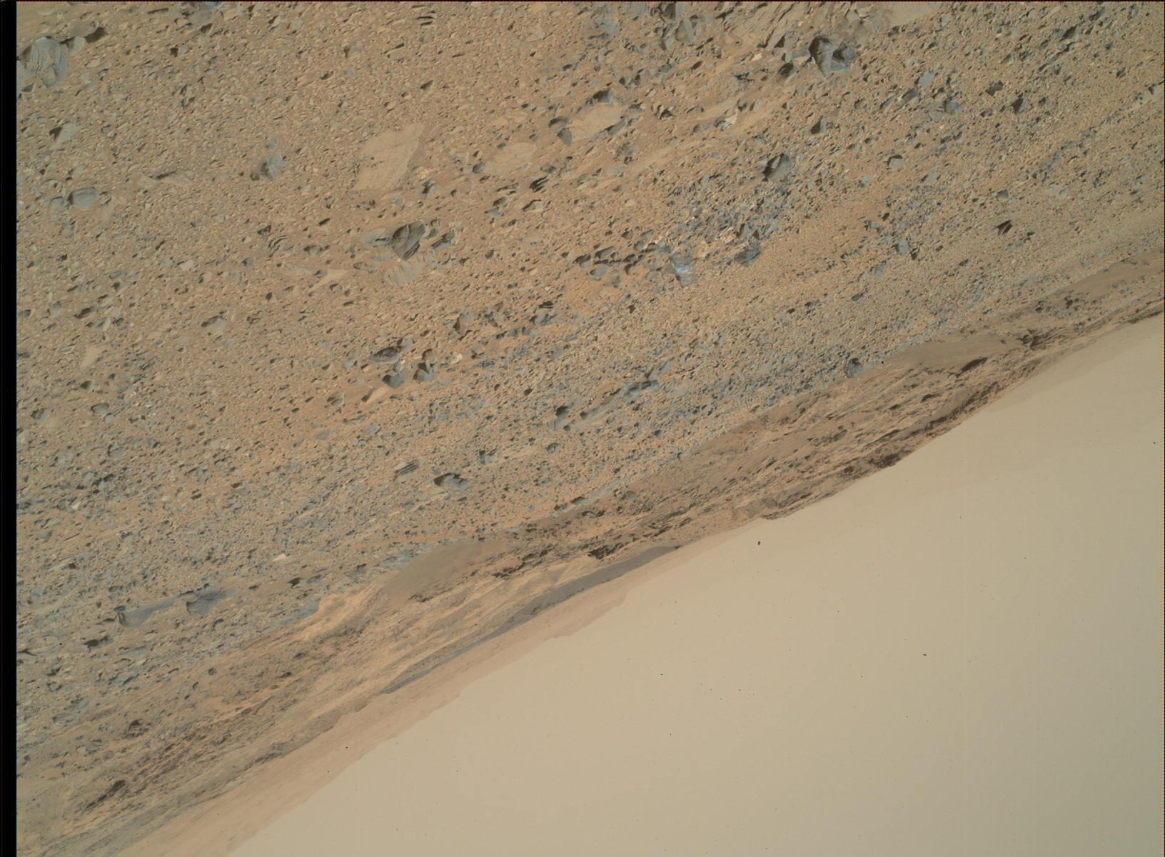 Nasa's Mars rover Curiosity acquired this image using its Mars Hand Lens Imager (MAHLI) on Sol 1078