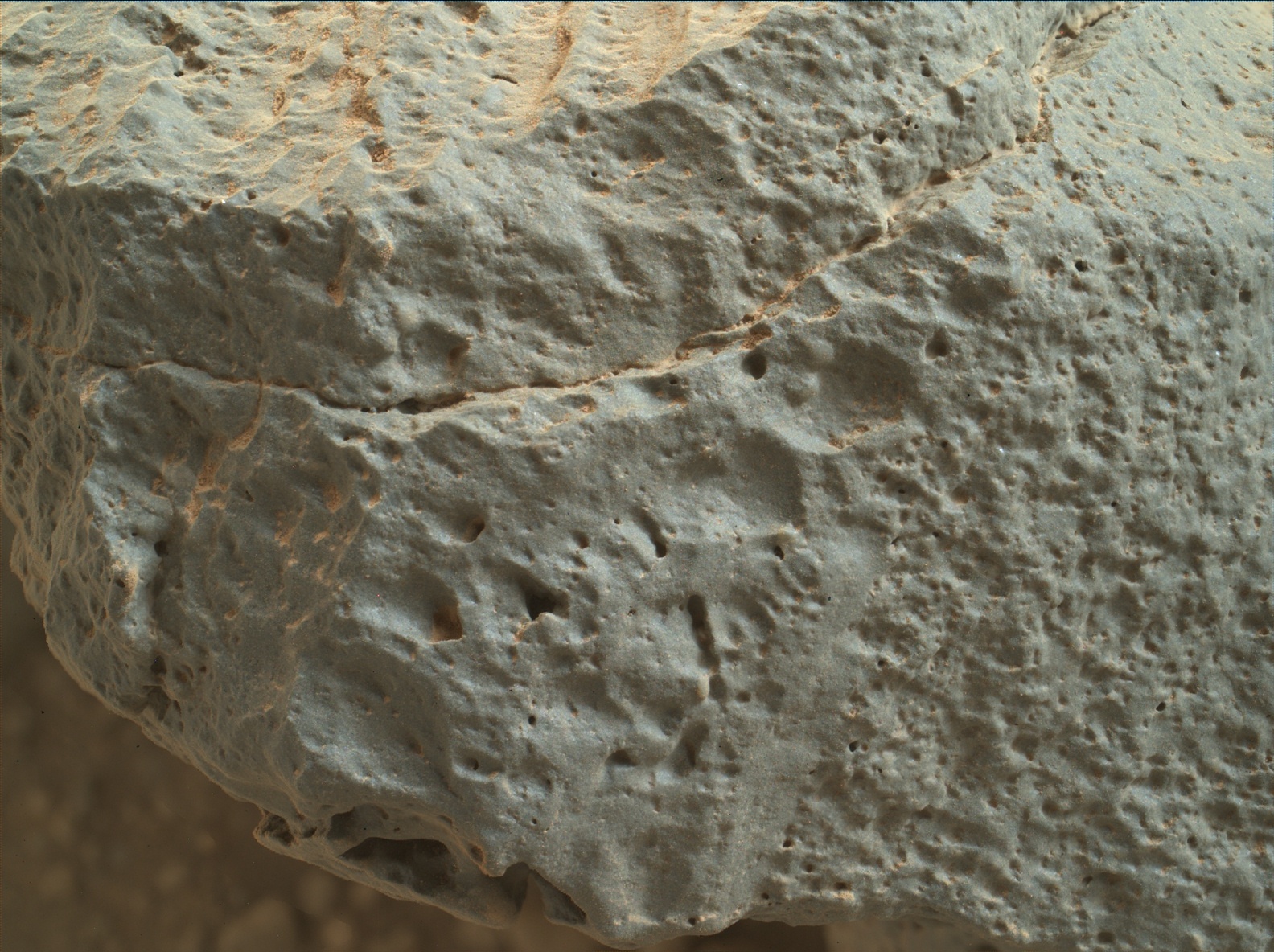 Nasa's Mars rover Curiosity acquired this image using its Mars Hand Lens Imager (MAHLI) on Sol 1082