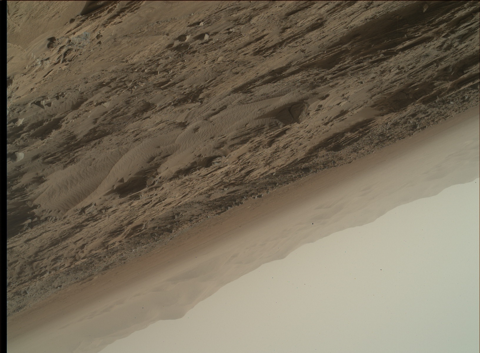 Nasa's Mars rover Curiosity acquired this image using its Mars Hand Lens Imager (MAHLI) on Sol 1085