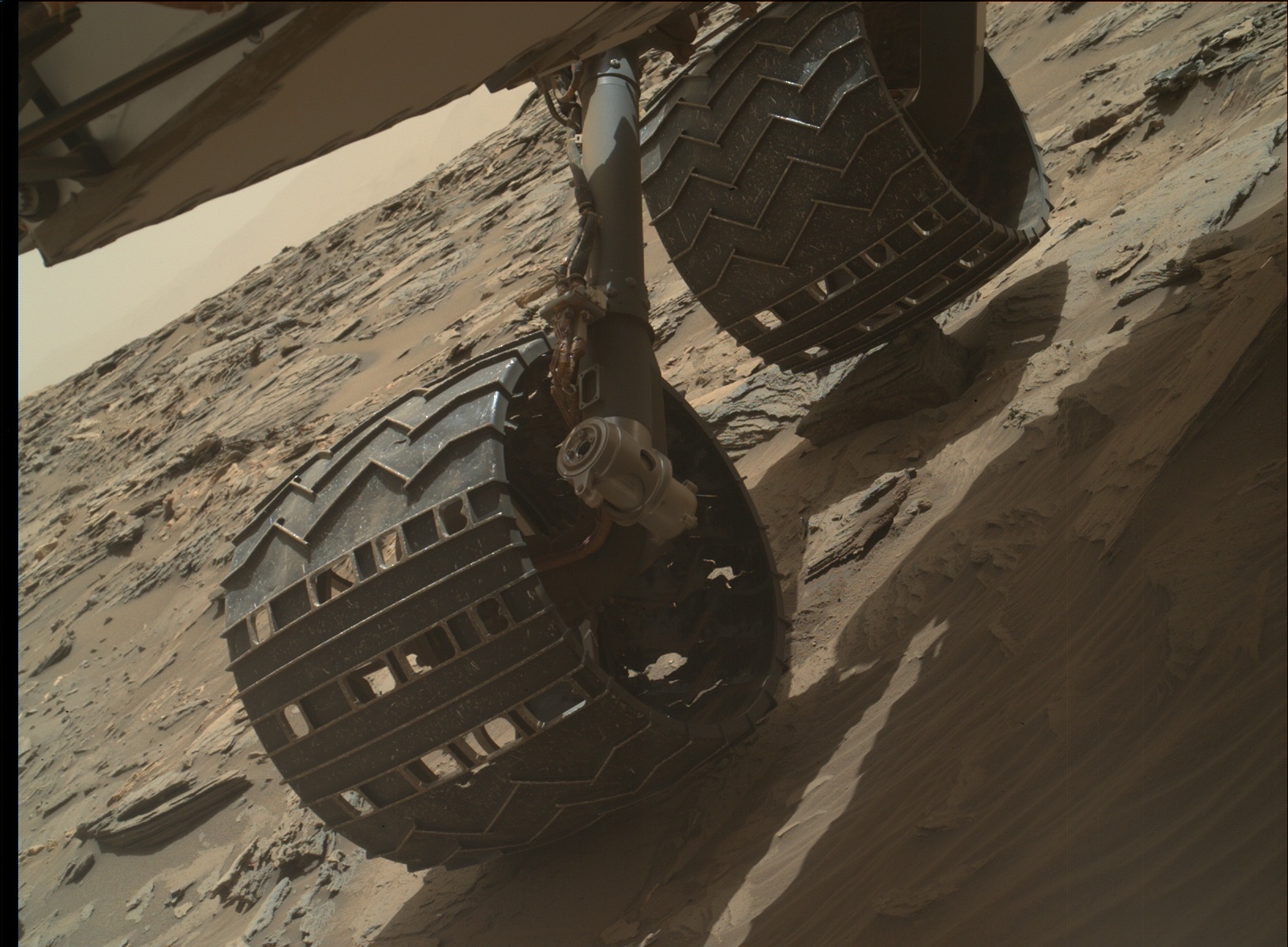 Nasa's Mars rover Curiosity acquired this image using its Mars Hand Lens Imager (MAHLI) on Sol 1087
