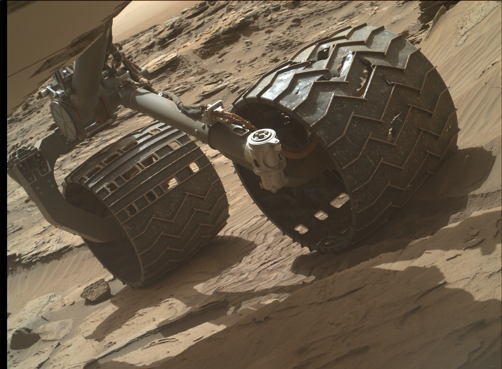 Nasa's Mars rover Curiosity acquired this image using its Mars Hand Lens Imager (MAHLI) on Sol 1087