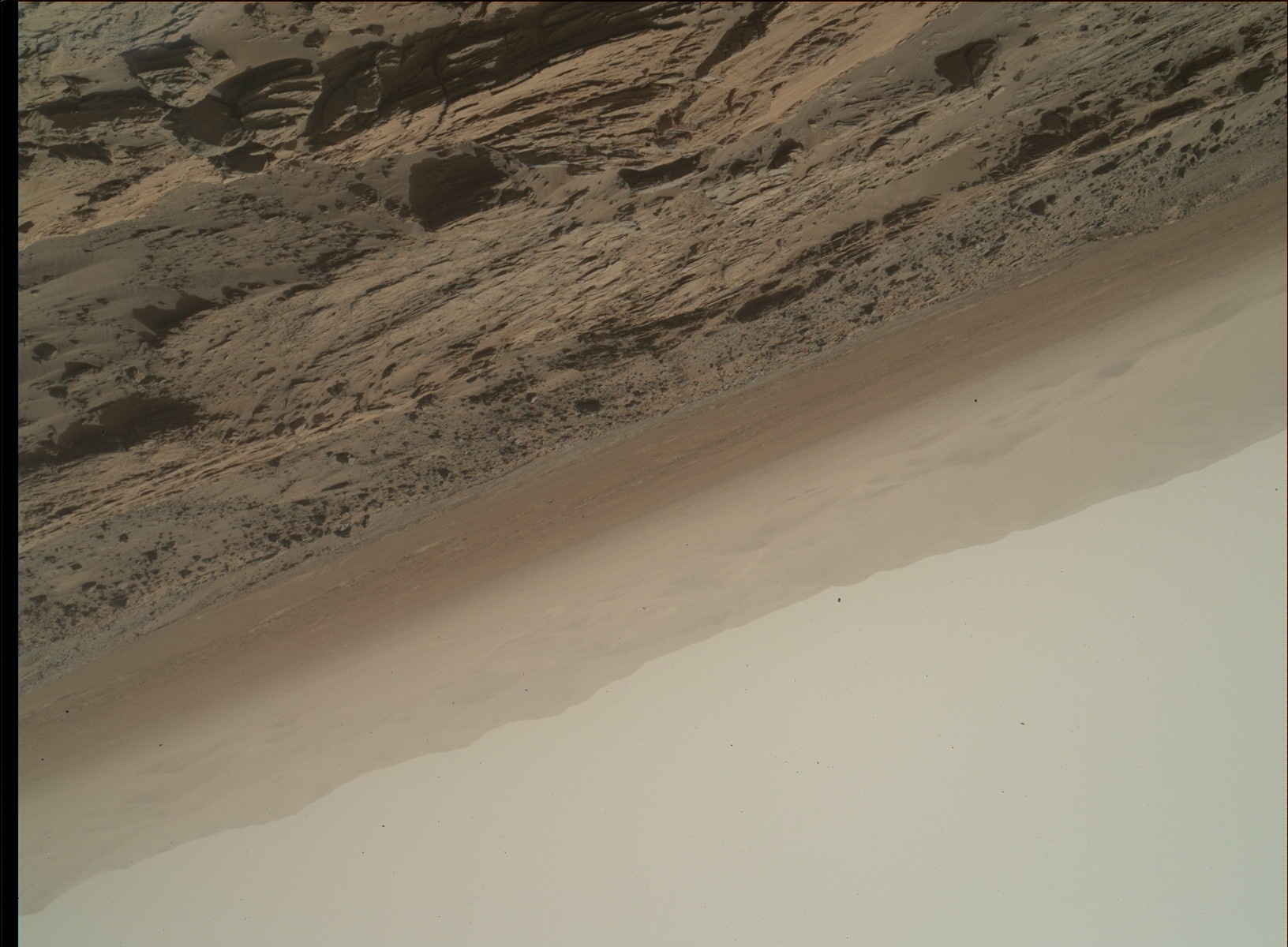 Nasa's Mars rover Curiosity acquired this image using its Mars Hand Lens Imager (MAHLI) on Sol 1093