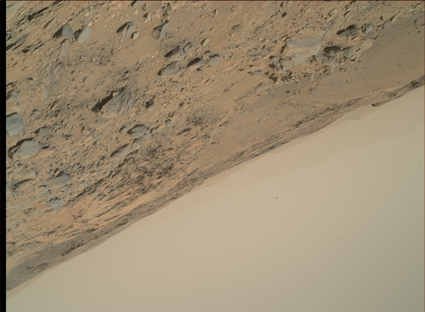 Nasa's Mars rover Curiosity acquired this image using its Mars Hand Lens Imager (MAHLI) on Sol 1094