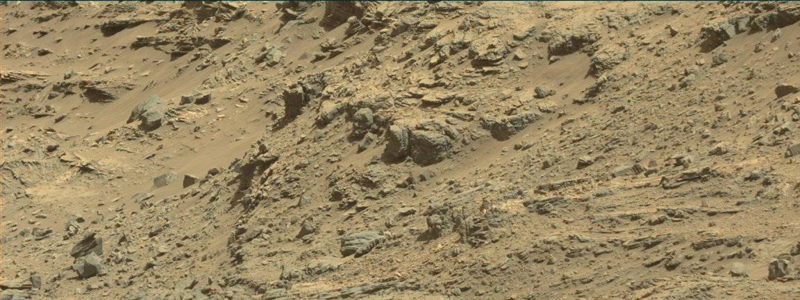 Nasa's Mars rover Curiosity acquired this image using its Mast Camera (Mastcam) on Sol 1099