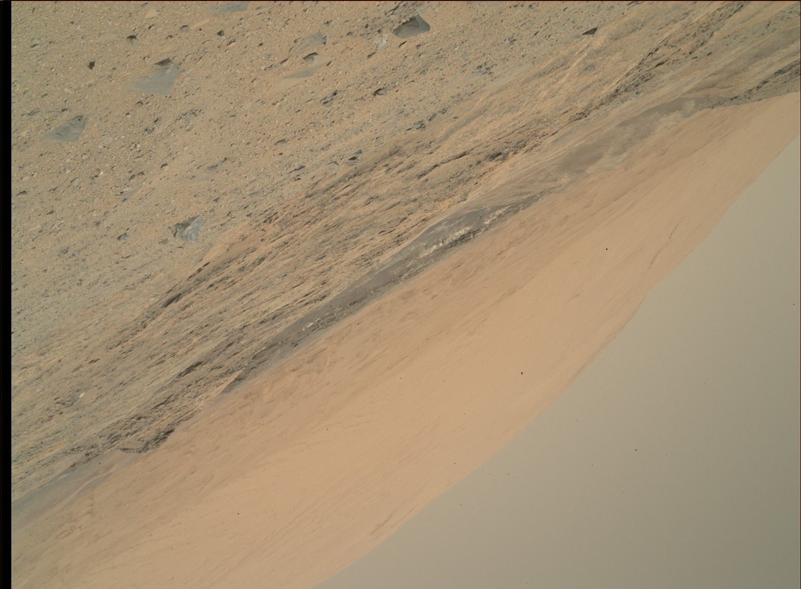 Nasa's Mars rover Curiosity acquired this image using its Mars Hand Lens Imager (MAHLI) on Sol 1099
