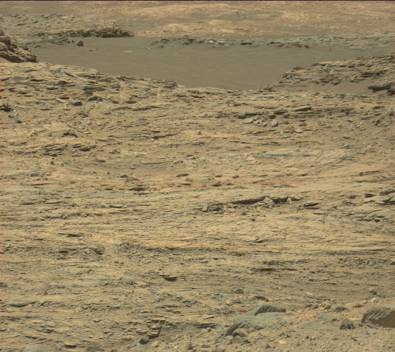 Nasa's Mars rover Curiosity acquired this image using its Mast Camera (Mastcam) on Sol 1100