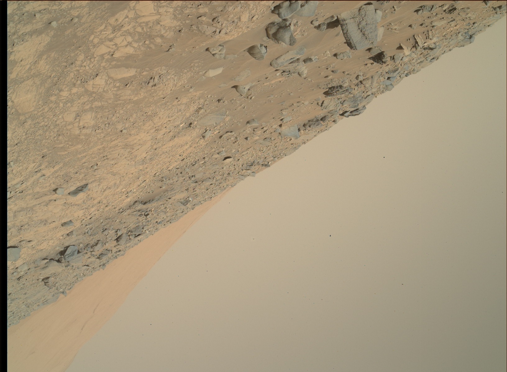 Nasa's Mars rover Curiosity acquired this image using its Mars Hand Lens Imager (MAHLI) on Sol 1104