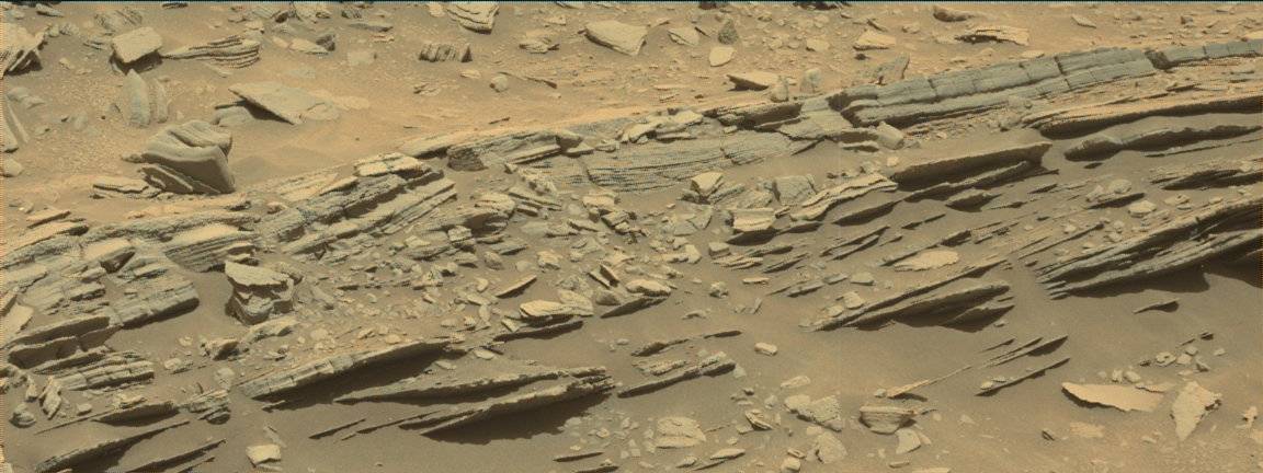 Nasa's Mars rover Curiosity acquired this image using its Mast Camera (Mastcam) on Sol 1105