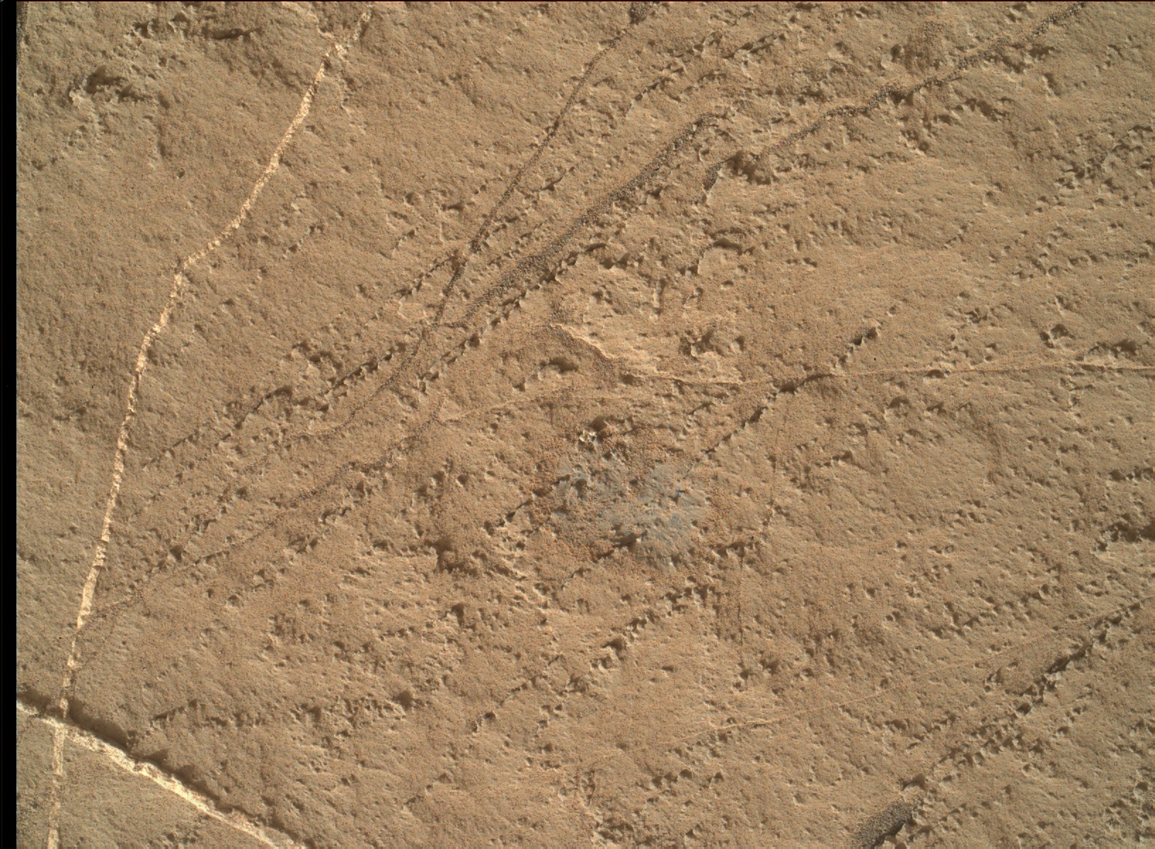 Nasa's Mars rover Curiosity acquired this image using its Mars Hand Lens Imager (MAHLI) on Sol 1105