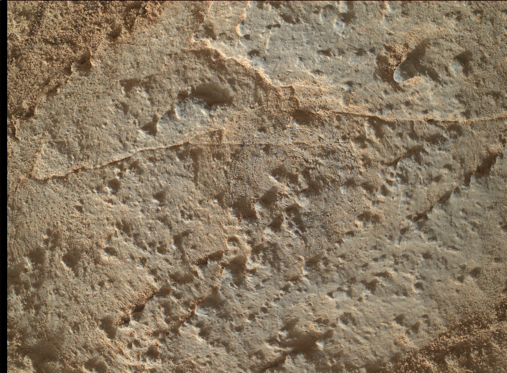 Nasa's Mars rover Curiosity acquired this image using its Mars Hand Lens Imager (MAHLI) on Sol 1105