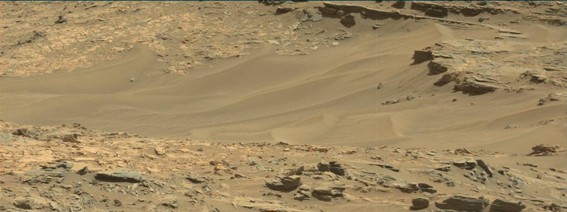 Nasa's Mars rover Curiosity acquired this image using its Mast Camera (Mastcam) on Sol 1106