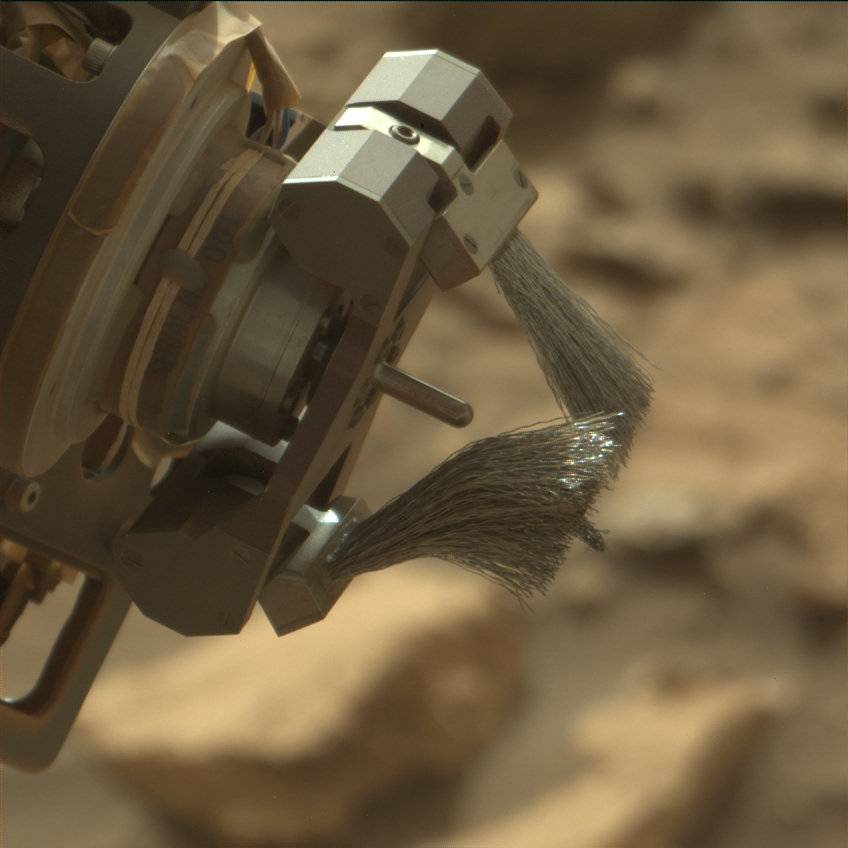 Nasa's Mars rover Curiosity acquired this image using its Mast Camera (Mastcam) on Sol 1109