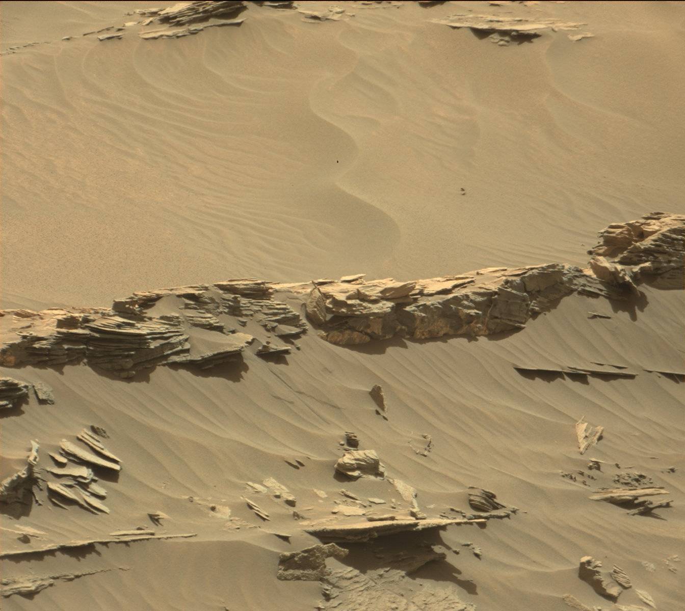 Nasa's Mars rover Curiosity acquired this image using its Mast Camera (Mastcam) on Sol 1110