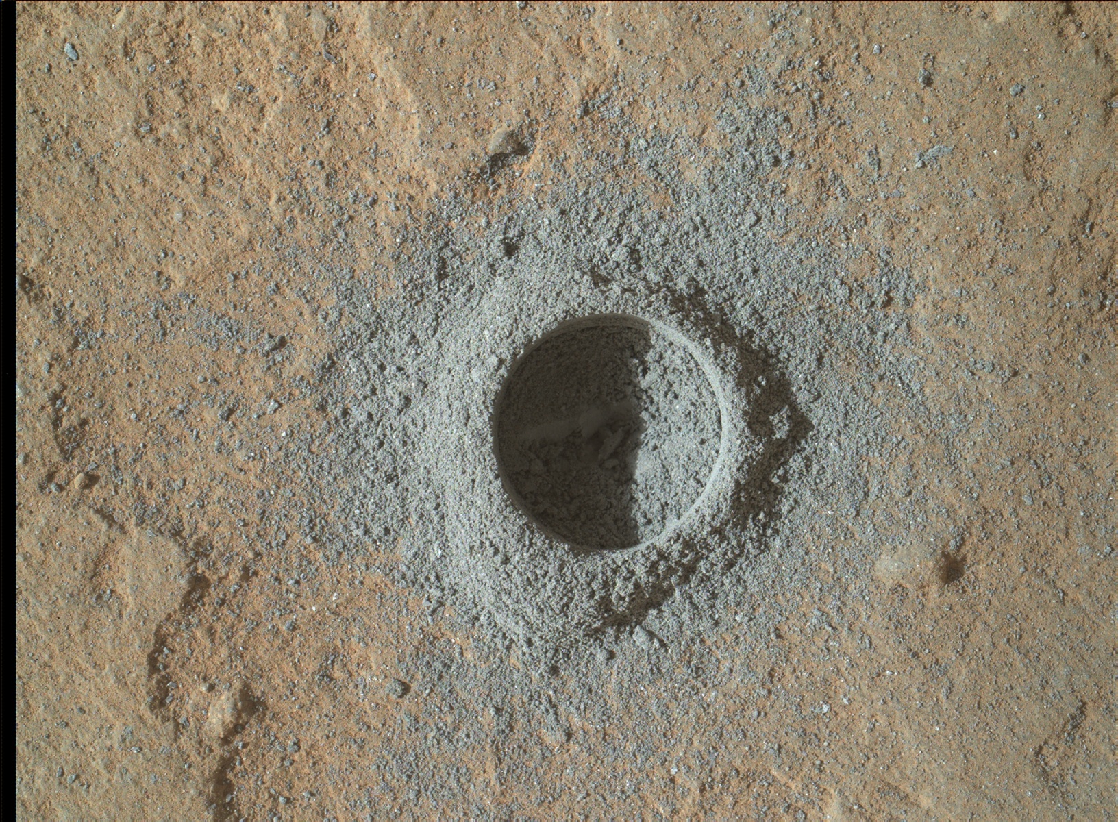 Nasa's Mars rover Curiosity acquired this image using its Mars Hand Lens Imager (MAHLI) on Sol 1116