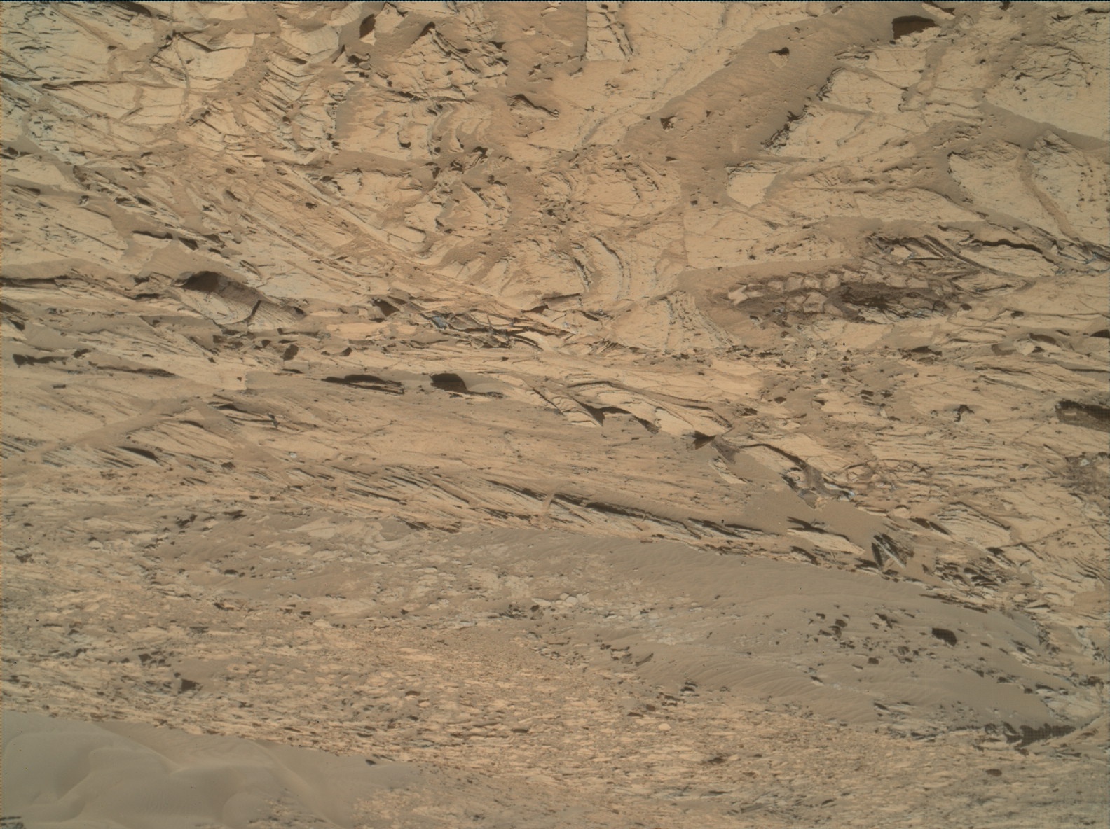 Nasa's Mars rover Curiosity acquired this image using its Mars Hand Lens Imager (MAHLI) on Sol 1126