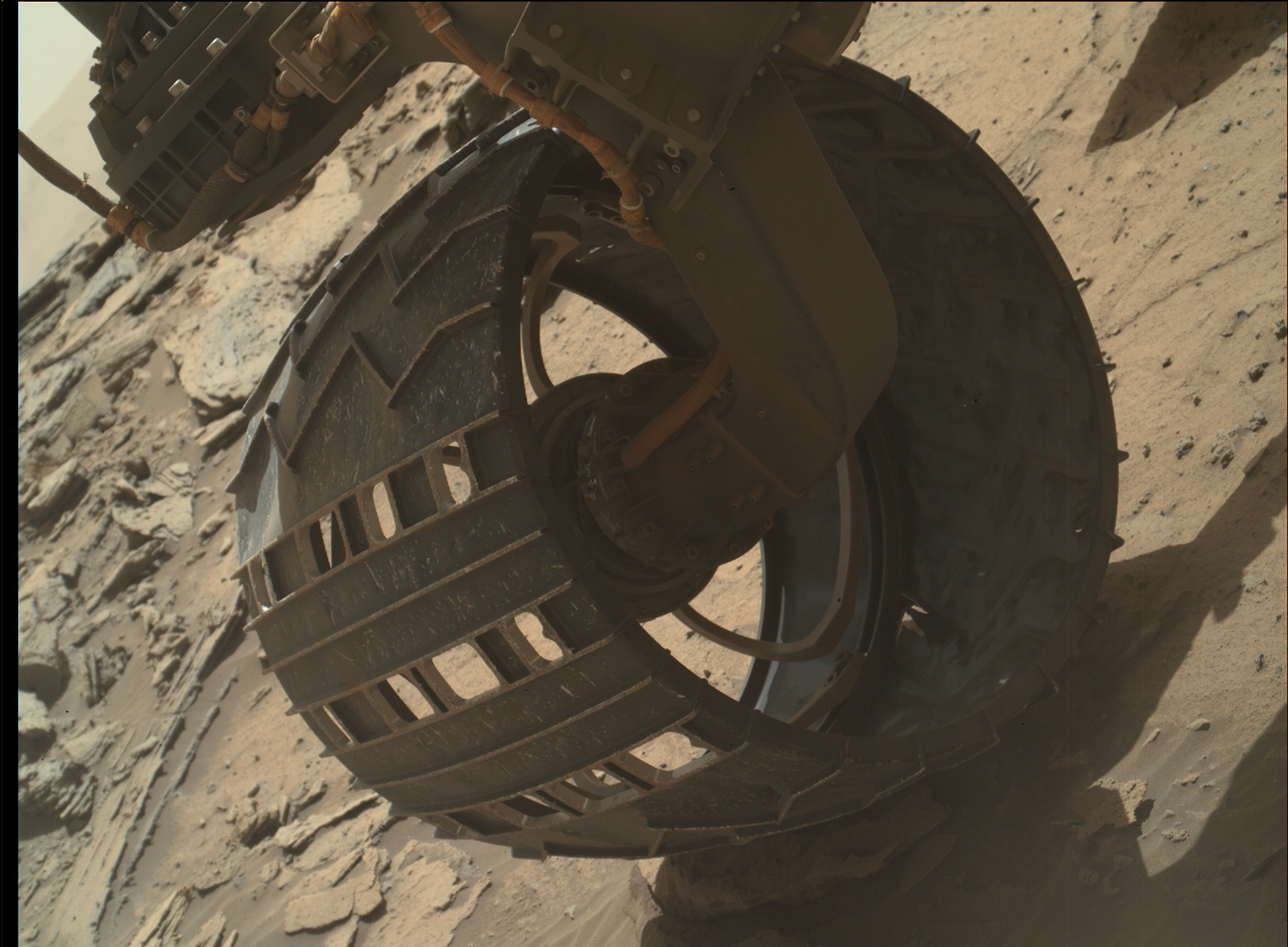 Nasa's Mars rover Curiosity acquired this image using its Mars Hand Lens Imager (MAHLI) on Sol 1127