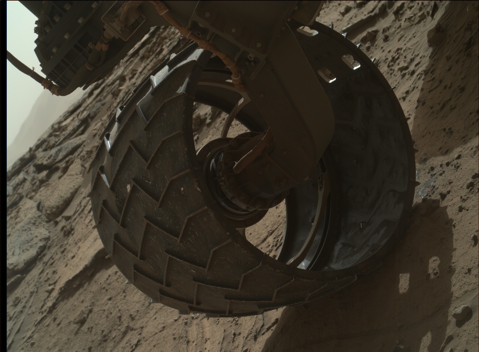 Nasa's Mars rover Curiosity acquired this image using its Mars Hand Lens Imager (MAHLI) on Sol 1127