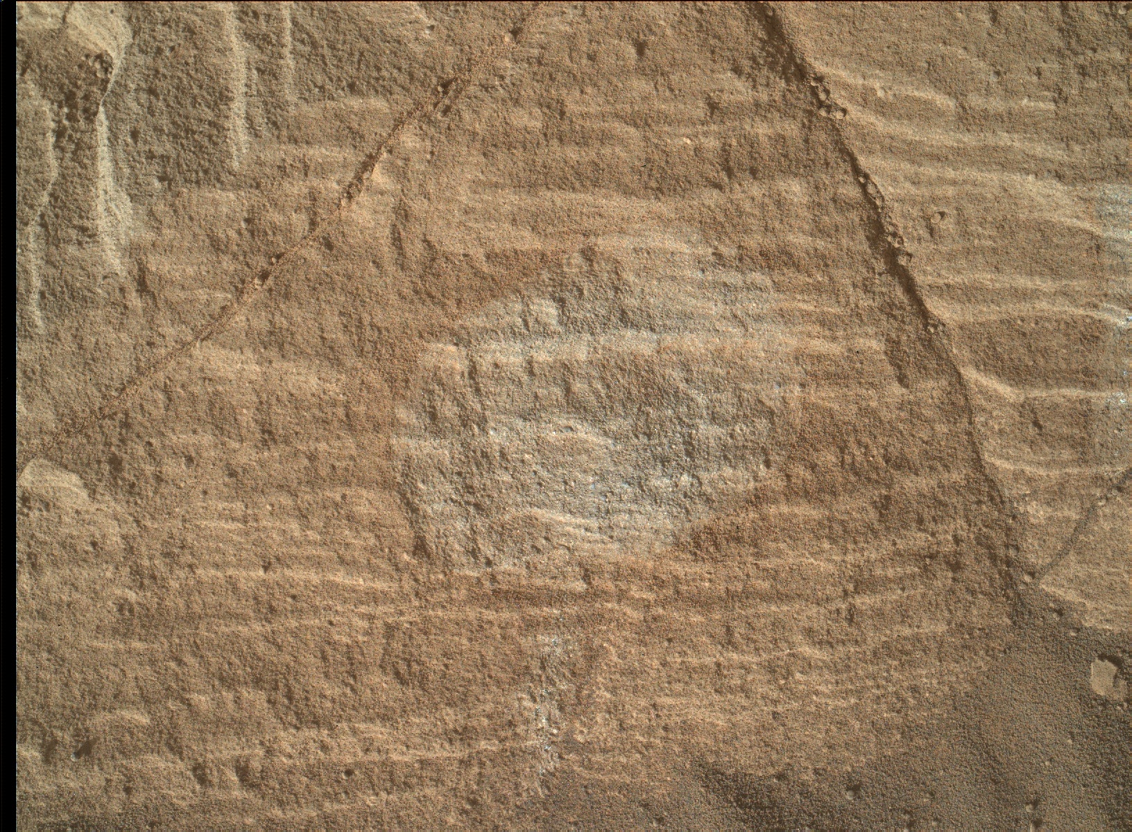 Nasa's Mars rover Curiosity acquired this image using its Mars Hand Lens Imager (MAHLI) on Sol 1130