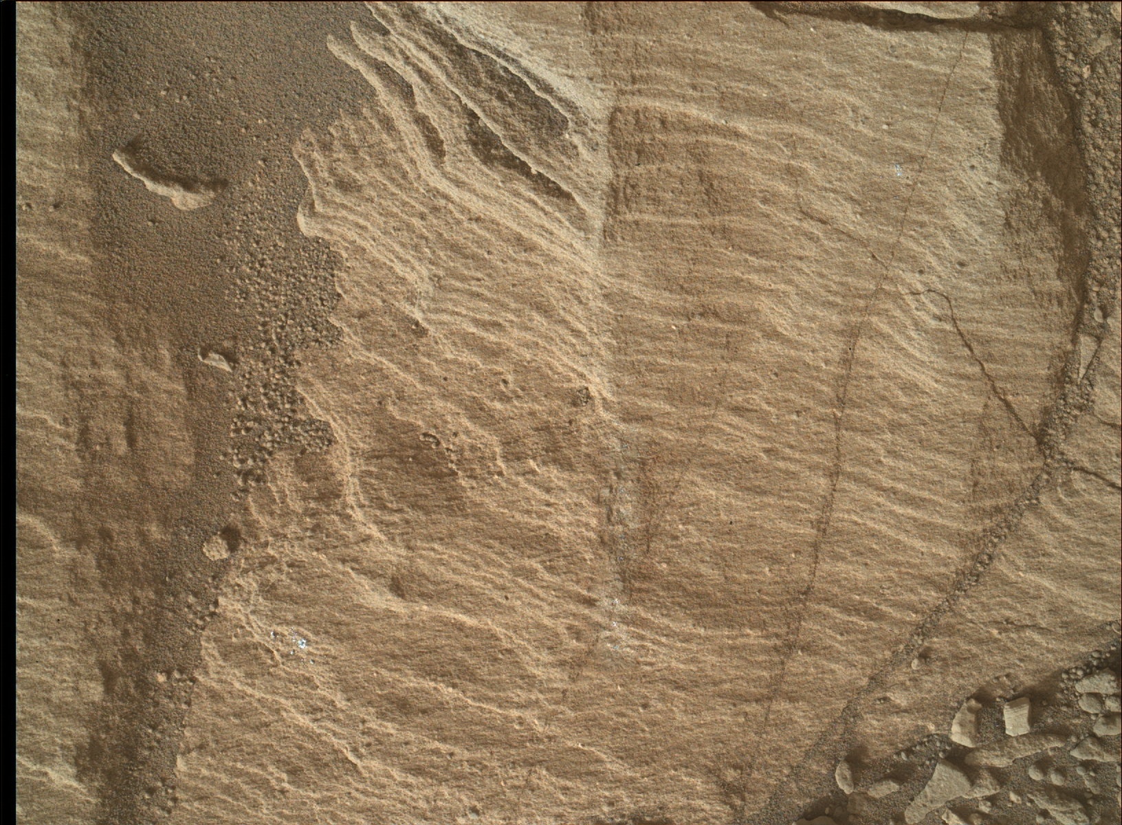 Nasa's Mars rover Curiosity acquired this image using its Mars Hand Lens Imager (MAHLI) on Sol 1130