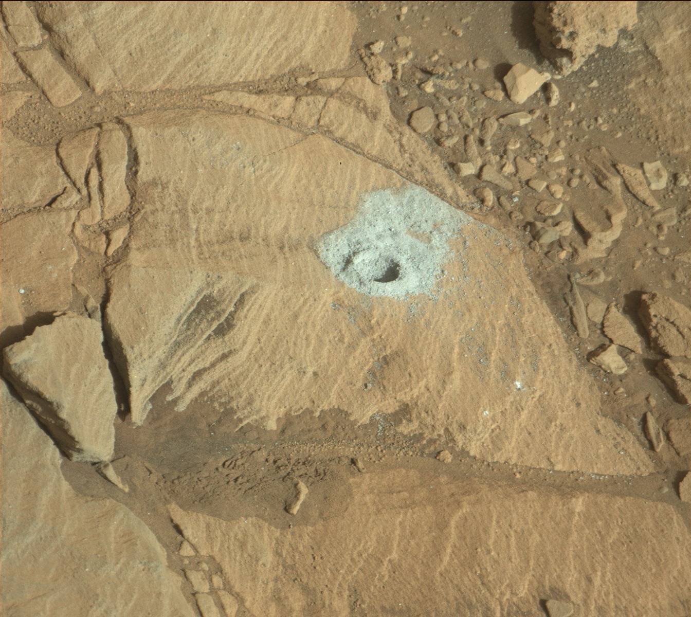 Nasa's Mars rover Curiosity acquired this image using its Mast Camera (Mastcam) on Sol 1134