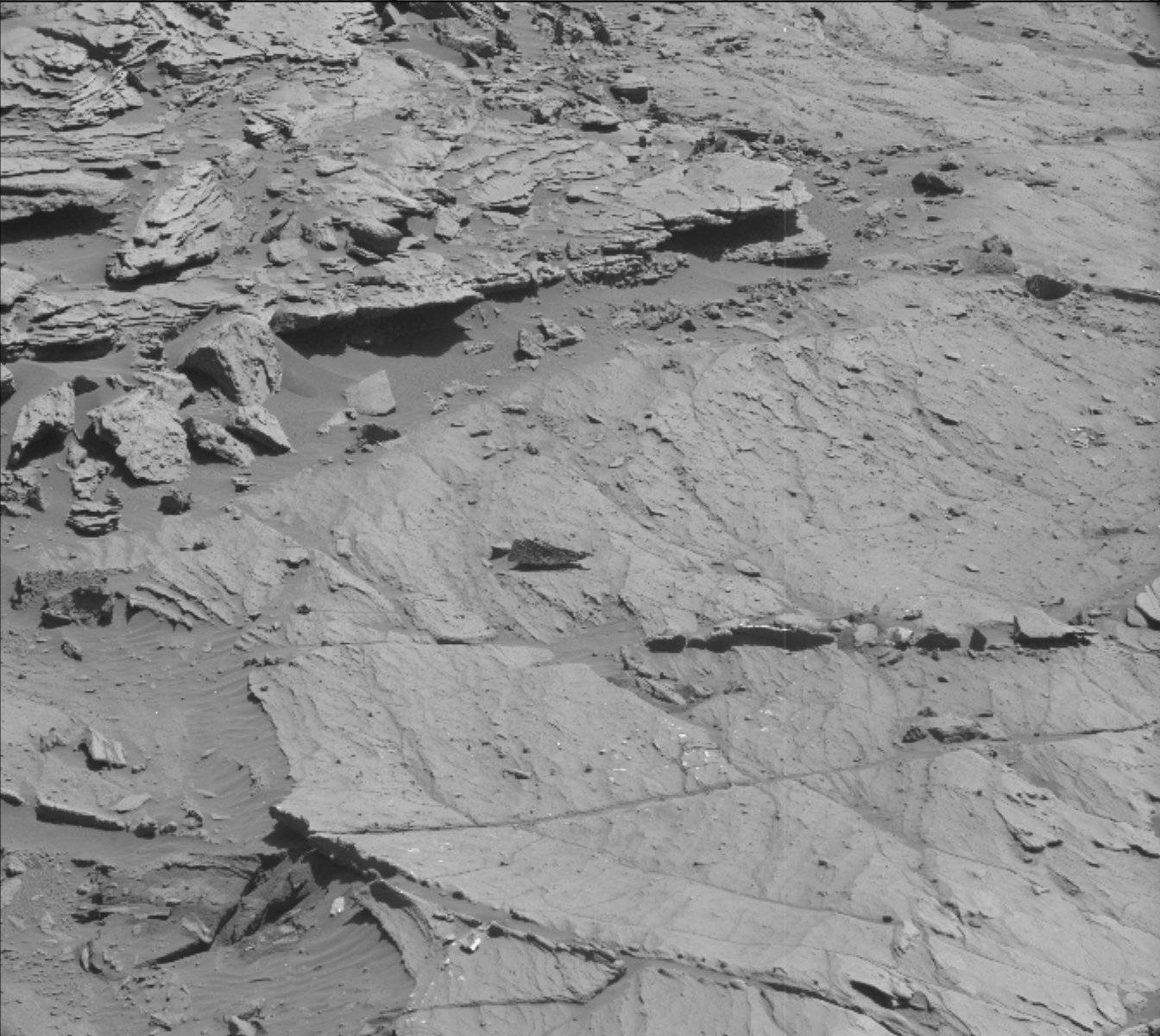 Nasa's Mars rover Curiosity acquired this image using its Mast Camera (Mastcam) on Sol 1136